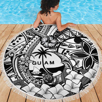 Guam Hafa Adai Guasali Flowers Beach Blanket