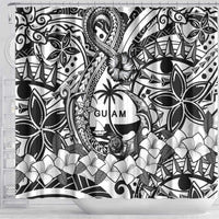 Guam Hafa Adai Guasali Flowers Shower Curtain