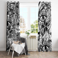Guam Hafa Adai Guasali Flowers Window Curtain