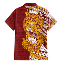 Couple Dolphins Maori Motif Family Matching Mermaid Dress and Hawaiian Shirt - Polynesian Pride