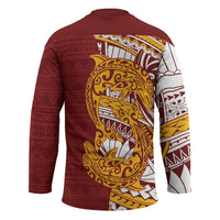 Couple Dolphins Maori Motif Hockey Jersey LT9 - Polynesian Pride