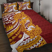 Couple Dolphins Maori Motif Quilt Bed Set - Polynesian Pride
