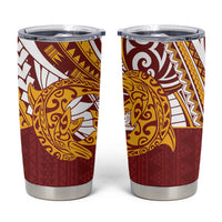 Couple Dolphins Maori Motif Tumbler Cup - Polynesian Pride