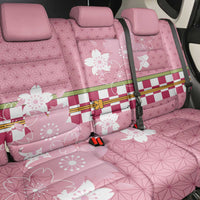 Japanese Asanoha Pattern Back Car Seat Cover Charm Against Evil Spirits - Polynesian Pride