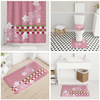 Japanese Asanoha Pattern Bathroom Set Charm Against Evil Spirits - Polynesian Pride