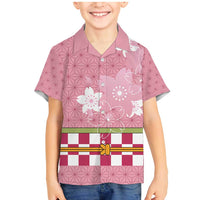 Japanese Asanoha Pattern Family Matching Mermaid Dress and Hawaiian Shirt Charm Against Evil Spirits - Polynesian Pride