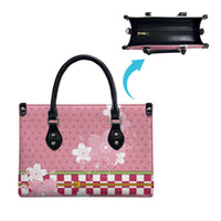 Japanese Asanoha Pattern Leather Bag Charm Against Evil Spirits - Polynesian Pride