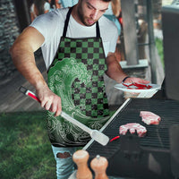Japanese Asanoha Pattern Apron Water Breathing Slayer Dragon - Polynesian Pride