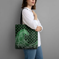 Japanese Asanoha Pattern Tote Bag Water Breathing Slayer Dragon - Polynesian Pride