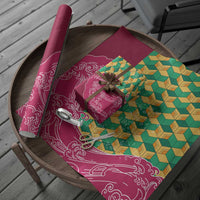 Japanese Bishamon-Kikkou Pattern Wrapping Paper Water Pillar Silent River Flow - Polynesian Pride