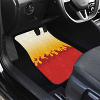 Japanese Kaen Pattern Car Mats Flame Pillar Blazing Lion Heart - Polynesian Pride