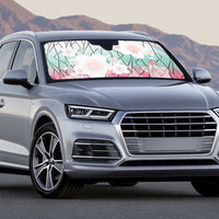 Japanese Kocho Pattern Auto Sun Shade Insect Pillar Butterfly Flower Fairy - Polynesian Pride