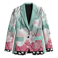Japanese Kocho Pattern Blazer Insect Pillar Butterfly Flower Fairy - Polynesian Pride