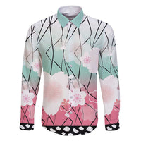 Japanese Kocho Pattern Family Matching Mermaid Dress and Hawaiian Shirt Insect Pillar Butterfly Flower Fairy - Polynesian Pride