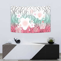 Japanese Kocho Pattern Tapestry Insect Pillar Butterfly Flower Fairy - Polynesian Pride