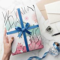 Japanese Kocho Pattern Wrapping Paper Insect Pillar Butterfly Flower Fairy - Polynesian Pride