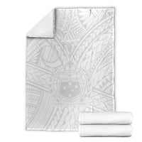 Samoa Lotu Tamaiti Blanket Polynesian White Sunday Simple LT9 - Polynesian Pride
