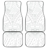 Samoa Lotu Tamaiti Car Mats Polynesian White Sunday Simple LT9 White - Polynesian Pride