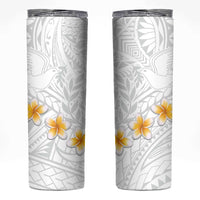Tonga White Sunday Skinny Tumbler Polynesian Tribal Simple