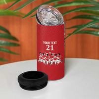 Custom Tonga Rugby Mate Ma'a 4 in 1 Can Cooler Tumbler Tonga XIII Make History Pacific Champions