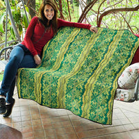 Hawaii Lei with Tribal Quilt Motif Quilt