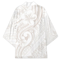 Hawaii Plumeria Lokelani Pikake Lei Kimono Sandy Beige Polynesian Tattoo
