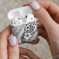 Hawaii Plumeria Lokelani Pikake Lei AirPods Case Ele'ele Polynesian Tattoo