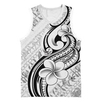 Hawaii Plumeria Lokelani Pikake Lei Basketball Jersey Ele'ele Polynesian Tattoo