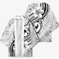 Hawaii Plumeria Lokelani Pikake Lei Kimono Ele'ele Polynesian Tattoo