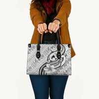 Hawaii Plumeria Lokelani Pikake Lei Leather Bag Ele'ele Polynesian Tattoo