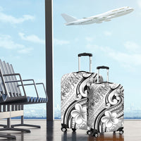 Hawaii Plumeria Lokelani Pikake Lei Luggage Cover Ele'ele Polynesian Tattoo