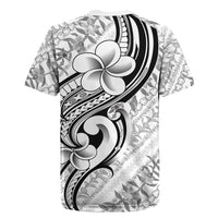 Hawaii Plumeria Lokelani Pikake Lei Rugby Jersey Ele'ele Polynesian Tattoo