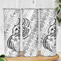 Hawaii Plumeria Lokelani Pikake Lei Skinny Tumbler Ele'ele Polynesian Tattoo