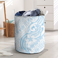 Hawaii Plumeria Lokelani Pikake Lei Laundry Basket Uliuli Polynesian Tattoo