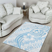 Hawaii Plumeria Lokelani Pikake Lei Area Rug Uliuli Polynesian Tattoo