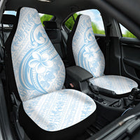 Hawaii Plumeria Lokelani Pikake Lei Car Seat Cover Uliuli Polynesian Tattoo