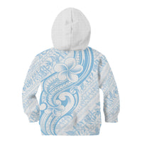 Hawaii Plumeria Lokelani Pikake Lei Kid Hoodie Uliuli Polynesian Tattoo
