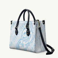 Hawaii Plumeria Lokelani Pikake Lei Leather Bag Uliuli Polynesian Tattoo