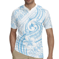 Hawaii Plumeria Lokelani Pikake Lei Rugby Jersey Uliuli Polynesian Tattoo