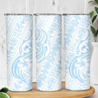 Hawaii Plumeria Lokelani Pikake Lei Skinny Tumbler Uliuli Polynesian Tattoo