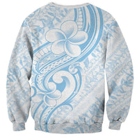 Hawaii Plumeria Lokelani Pikake Lei Sweatshirt Uliuli Polynesian Tattoo