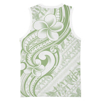 Hawaii Plumeria Lokelani Pikake Lei Basketball Jersey Oma'oma'o Polynesian Tattoo