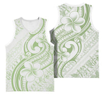 Hawaii Plumeria Lokelani Pikake Lei Basketball Jersey Oma'oma'o Polynesian Tattoo