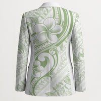Hawaii Plumeria Lokelani Pikake Lei Blazer Oma'oma'o Polynesian Tattoo
