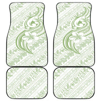 Hawaii Plumeria Lokelani Pikake Lei Car Mats Oma'oma'o Polynesian Tattoo