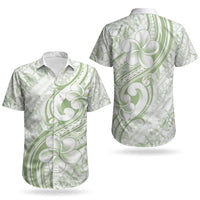 Hawaii Plumeria Lokelani Pikake Lei Couples Matching Mermaid Dress and Hawaiian Shirt Oma'oma'o Polynesian Tattoo LT9 - Polynesian Pride