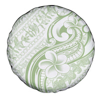 Hawaii Plumeria Lokelani Pikake Lei Spare Tire Cover Oma'oma'o Polynesian Tattoo