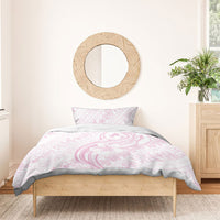 Hawaii Plumeria Lokelani Pikake Lei Bedding Set Poni Mama Polynesian Tattoo