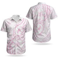 Hawaii Plumeria Lokelani Pikake Lei Couples Matching Summer Maxi Dress and Hawaiian Shirt Poni Mama Polynesian Tattoo LT9 - Polynesian Pride
