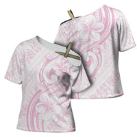 Hawaii Plumeria Lokelani Pikake Lei Cross Shoulder Shirt Poni Mama Polynesian Tattoo
